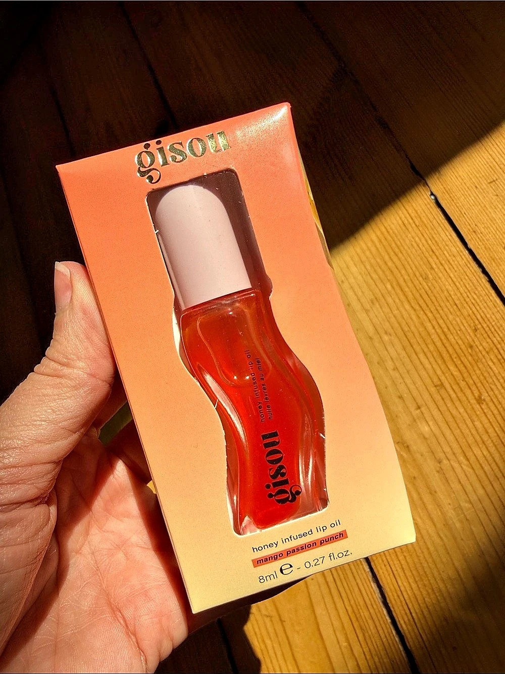 Gisou Honey Infused Lip Oil Mango Passion Punch NWT